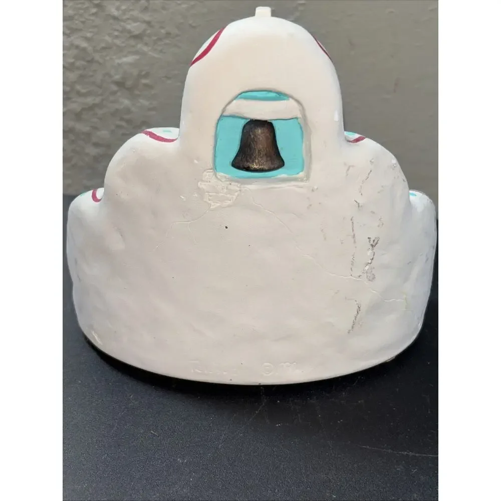 Vtg 90s Cleo Teissedre Southwest Mission/Christmas - Nativity Pottery Creche